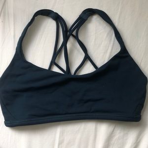 Blue Lululemon Sports bra